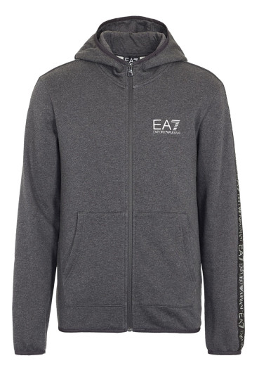 detail Pánska mikina ARMANI 6GPM32 SWEATSHIRT CARBON MELANGE