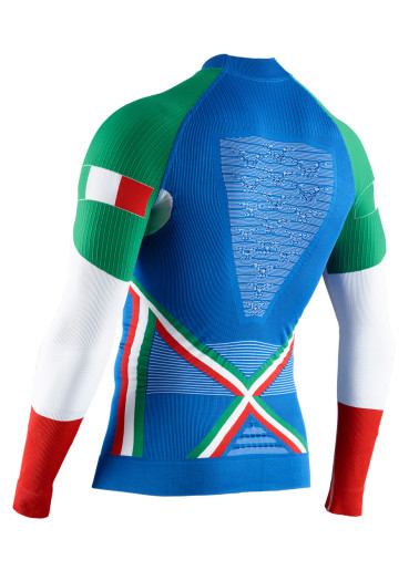 detail X-Bionic® Energy Accumulator 4.0 Patriot Shirt Turtle Neck Lg Sl Italy