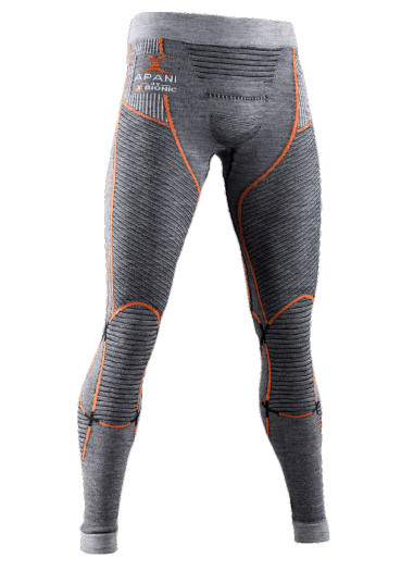 detail Pánske termonohavice X-BIONIC® Apani 4.0 Merino Pants Men B080 – Black/Grey/Orange 