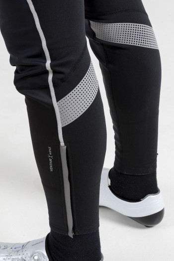 detail Pánske cyklistické nohavice Craft Ideal Pro Wind Bib 1906567-999000