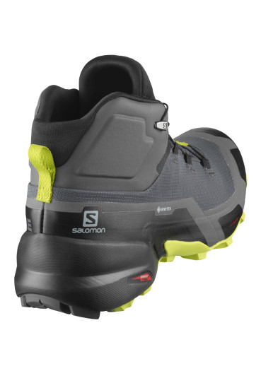 detail Pánska obuv Salomon CROSS HIKE MID GTX – Magnet / Black / Lapis Blue
