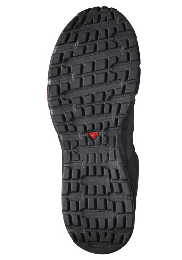 detail Pánske turistické topánky Salomon ODYSSEY MID GTX – Black / Shale / High Risk Red