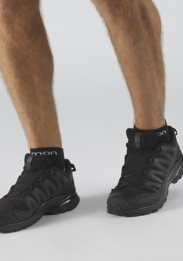 detail Pánske trailové topánky Salomon XA PRO 3D V8 GTX – Black / Black / Black