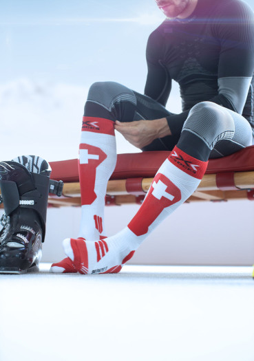 detail Pánske podkolienky X-SOCKS® Ski Patriot 4.0 Switzerland 
