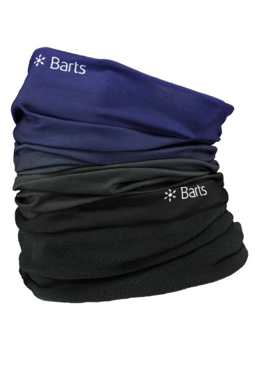 detail Nákrčník BARTS MULTICOL POLAR DIP DYE BLACK