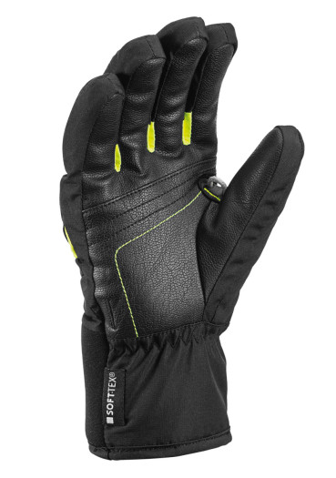 detail Detské rukavice Leki Griffin S Junior - Black/Ice Lemon