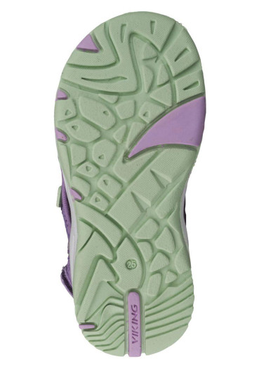detail Detské sandále Viking Anchor Violet/Mint