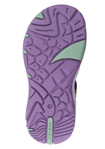 detail Detské sandále Viking Thrill Violet/Mint