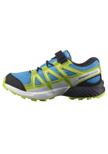 detail Detské topánky Salomon SPEEDCROSS CSWP K – Hawaiian Ocean / Evening Blue / Lime Green