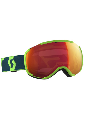 detail SCOTT FAZE II GREEN/BLUE ILLU RED CHR