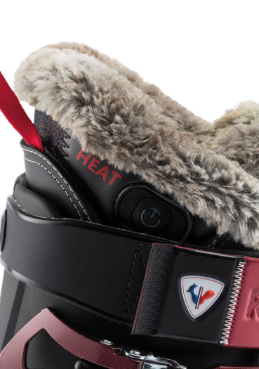 detail Dámske vyhrievané lyžiarske topánky Rossignol-Pure Heat black