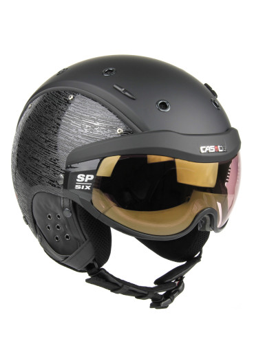 detail Lyžiarska prilba Casco SP-6 Visor Brush Black