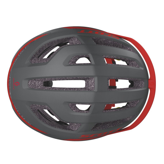 detail Cyklo helma Scott Helmet Arx (CE) Dark Grey/Red