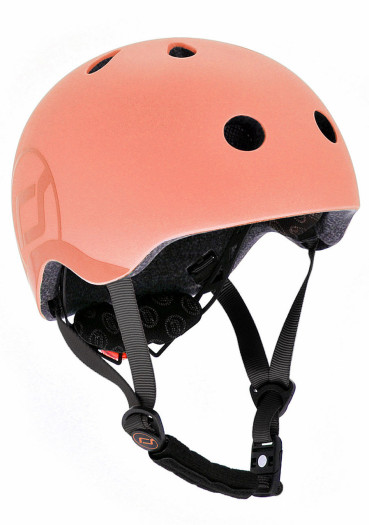 detail Detská prilba Scoot & Ride S/M – Broskyňová