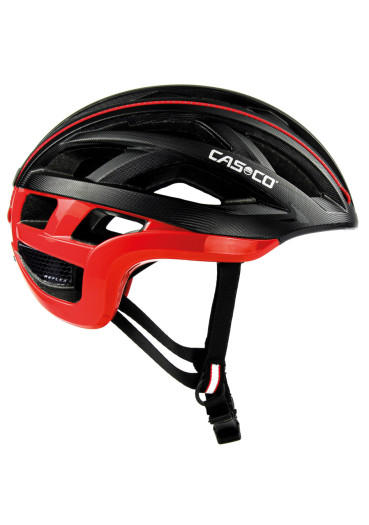 detail Cyklistická prilba Casco Cuda 2 Strada Black-Red Structure