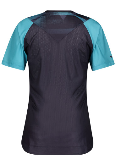 detail Dámsky trailový dres Scott Shirt W's Trail Vertic Pro SS – Dark Purple / Bright Blue