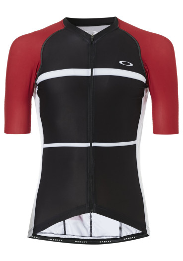 detail Pánsky cyklodres Oakley Colorblock Road Red Line