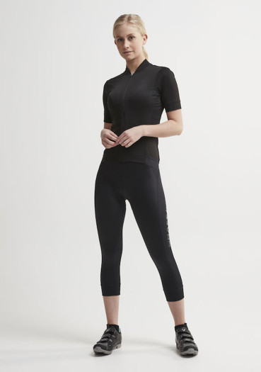 detail Dámske cyklistické 3/4 nohavice Craft 1907134-999000 Essence Knickers W