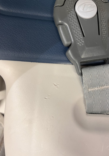 detail Author Bubbly Maxi Plus FF detská sedačka (biela/modrá)