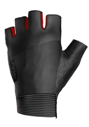 detail Cyklo rukavice Northwave Extreme Short Fingers Glove Black/Red