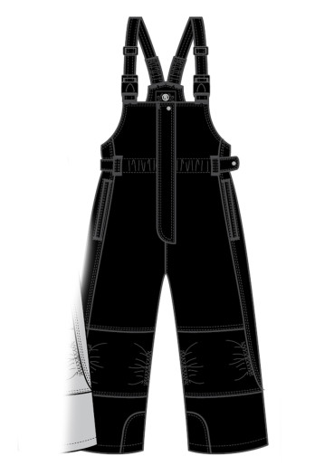 detail Dievčenské nohavice POIVRE BLANC 6-1024-BBGL SKI BIB 18M-3