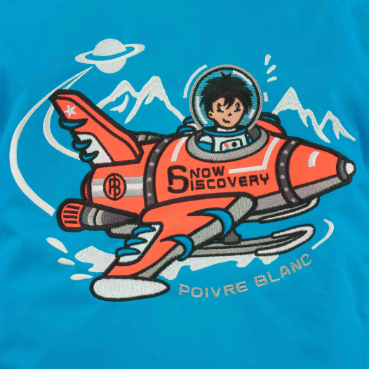 detail Detská bunda Poivre Blanc W18-0900-BBBY Ski Jacket vivid blue/18m-3