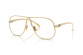 náhľad Slnečné okuliare Miu Miu MU A56S 5AK08N66 Gold/Clear blue-violet light filter