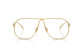 náhľad Slnečné okuliare Miu Miu MU A56S 5AK08N66 Gold/Clear blue-violet light filter