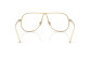 náhľad Slnečné okuliare Miu Miu MU A56S 5AK08N66 Gold/Clear blue-violet light filter