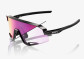 náhľad Slnečné okuliare 100% Slendale-Gloss Black-Photochromic Purple Mirror