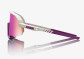 náhľad Slnečné okuliare 100% Slendale – Matte Chalk / Purple Multilayer Mirror Lens