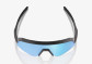 náhľad Detské slnečné okuliare 100% Slendale XS – Matná čierna / HiPER Blue Multilayer Mirror