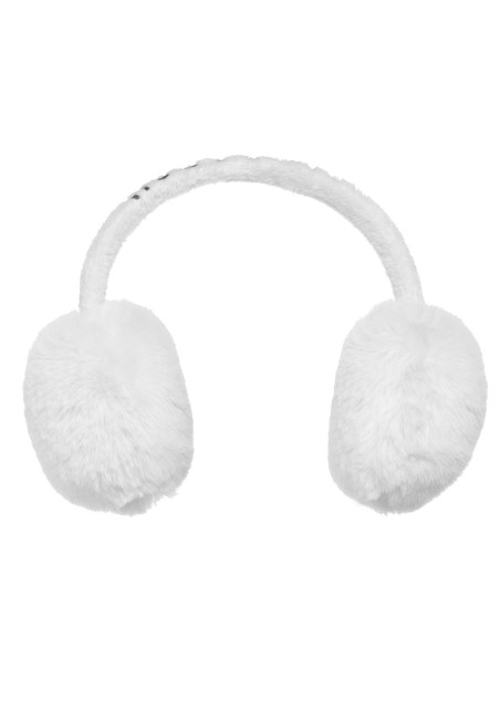 detail Dámske klapky na uši Goldbergh Fluffy Earwarmers White