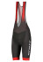 detail Pánske cyklistické kraťasy s trakmi Scott Bibshorts M's RC Team ++ Dark Grey/Fiery Red