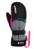 detail Dětské lyžařské rukavice Reusch Flash GORE-TEX JR Mitten Black/Melang/Pink Glo