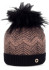 detail Dámska čiapka Granadilla Ulliel Fur Beanie – 001 Black