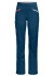 detail Dámske lyžiarske nohavice Ortovox Col Becchei Pants W Petrol Blue