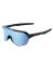 detail Slnečné okuliare 100% S2 Black Holographic, HiPER Blue Multilayer Mirror Lens