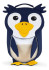 detail Detský batoh Affenzahn Small Friend Penguin