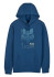 detail Pánska mikina Fox Dispute Fleece Po Indigo