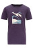 detail Detské tričko Devold Molnes Merino Tee Jr Lilac