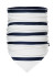 detail Dámsky nákrčník Goldbergh Fluide Neckwarmer Breton Stripe Cream/Blue