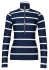 detail Dámsky rolák Goldbergh Maxime Ski Pully Breton Stripe Blue/Cream
