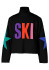 detail Dámsky sveter Goldbergh Calore Long Sleeve Knit Sweater Black