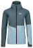 detail Dámska bunda Ortovox Punta Berrino Hooded Jacket W Dark Arctic Grey