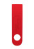 detail FLAXTA - DEEP SPACE Silicon Goggle Clip Red