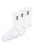 detail On Running Logo Sock High 3P, White