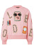 detail Dámska mikina Goldbergh Piscine Sweater Salmon Rose