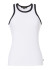 detail Dámske tielko Goldbergh Gabrielle Tank Top White
