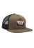 detail Fox Winged Trucker Hat Military